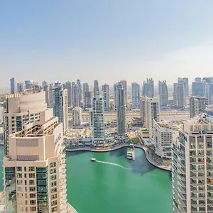 Nasma Luxury Stays- Majestic Marina Views, Lavish 4br Getaway In Jbr شقة دبي